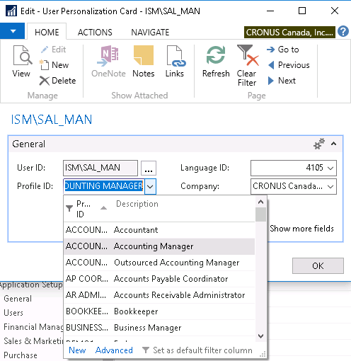 3 new Dynamics NAV Features - edit user personalization