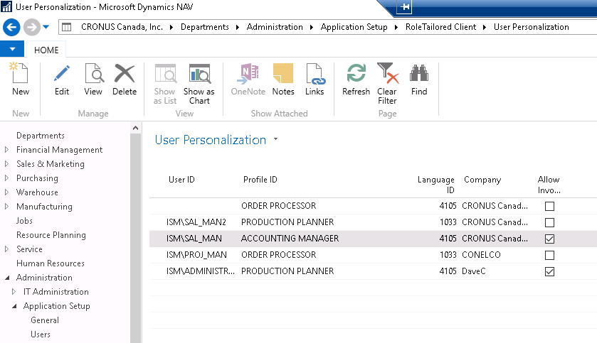 3 new Dynamics NAV Features - user personalization