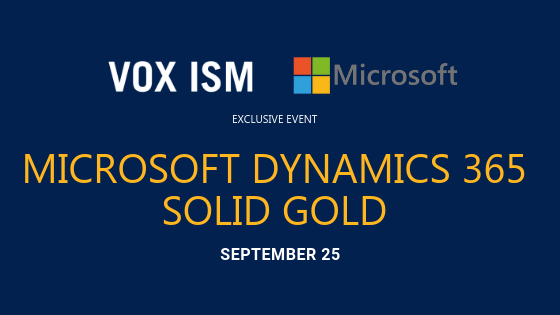 Microsoft Dynamics Business Central Solid Gold