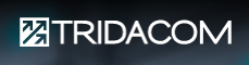 tridacom logo on dark bg
