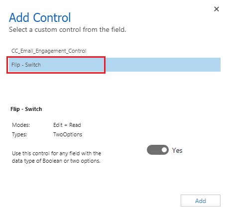 Flip Switch Dynamics 365_Step4