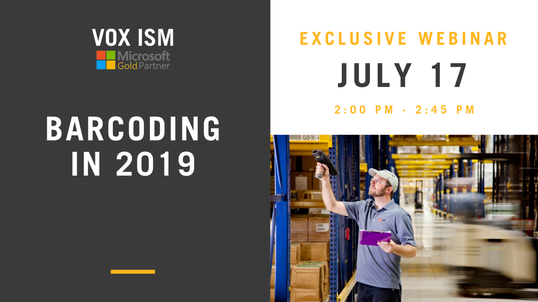 July 17 - BARCODING IN 2019
