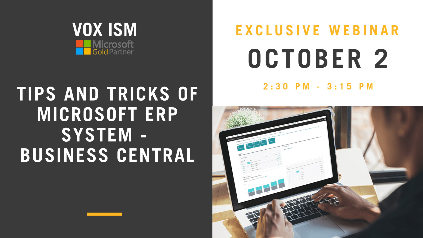 Tips and tricks of Microsoft ERP System - Business Central - VOX ISM