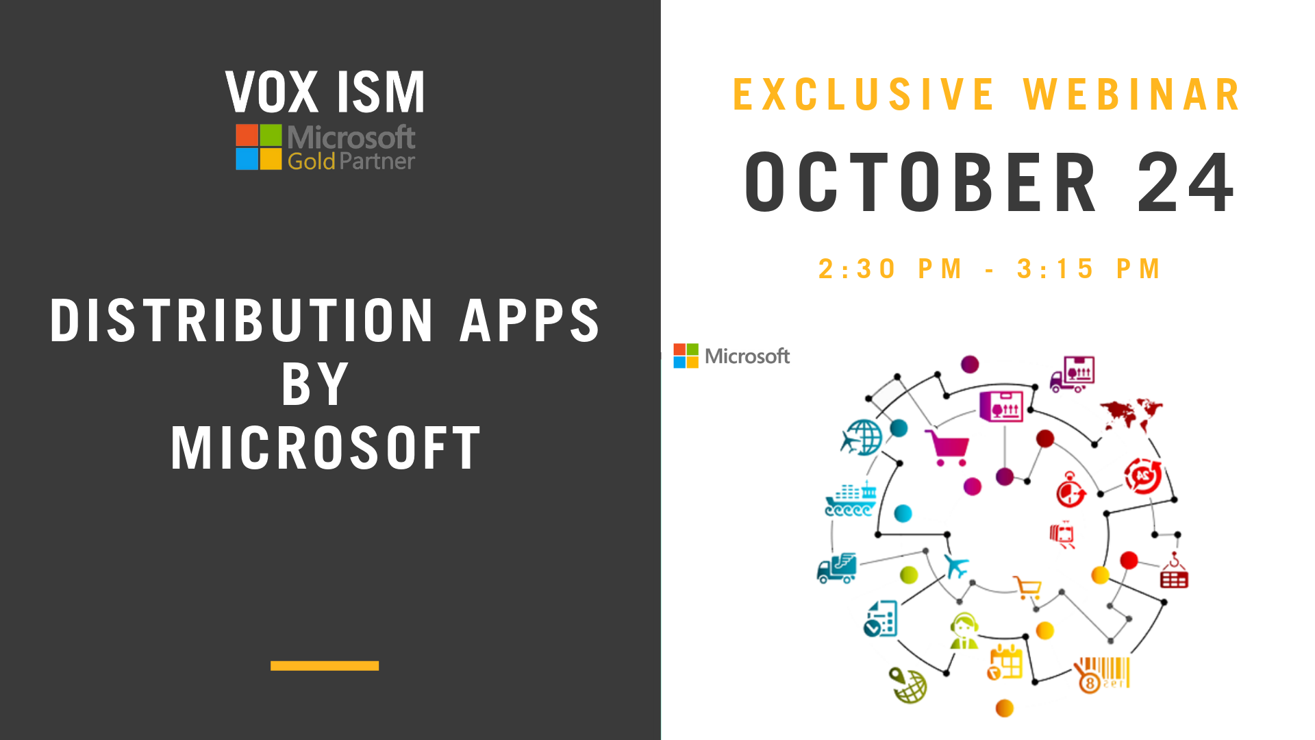 Distribution Apps by Microsoft - October 24 - Webinar - VOX ISM