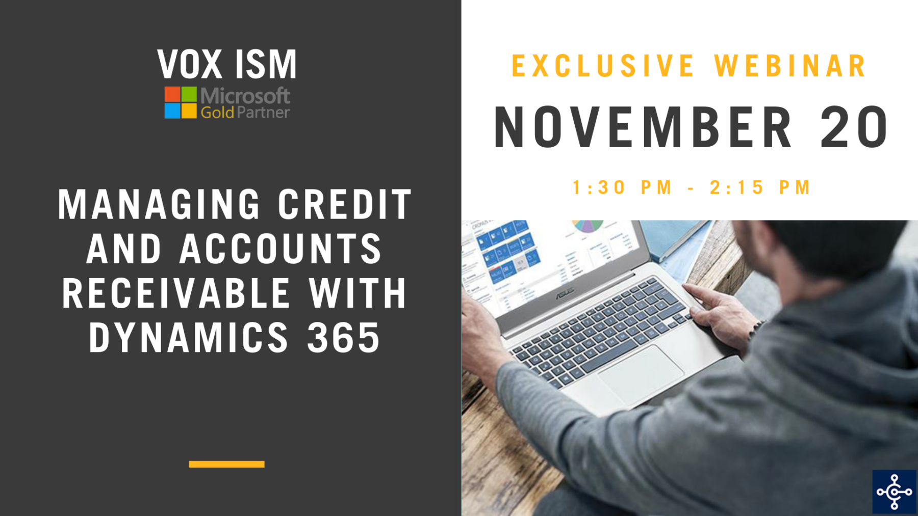 Managing Credit and Accounts Receivable with Dynamics 365 - November 20 - Webinar - VOX ISM