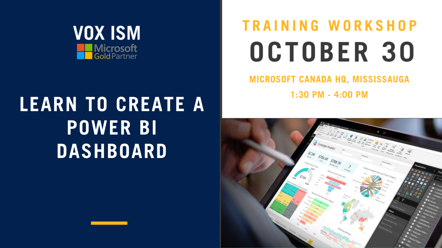 Learn to Create a Power BI Dashboard in 4 hours - Event Recap