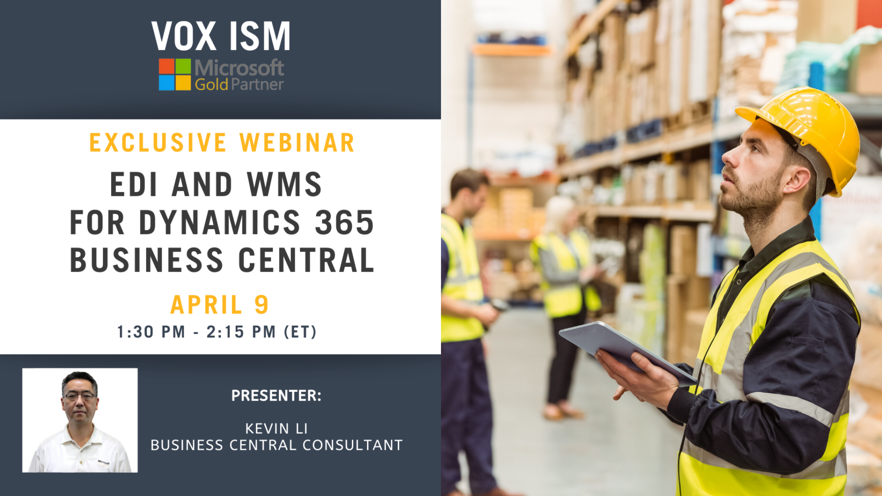 EDI and WMS for Dynamics 365 Business Central_VOX ISM