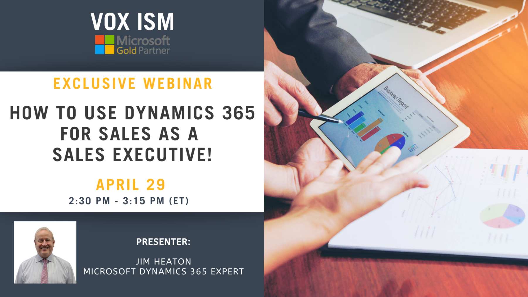 How to use Dynamics 365 for Sales as a sales executive! VOX ISM