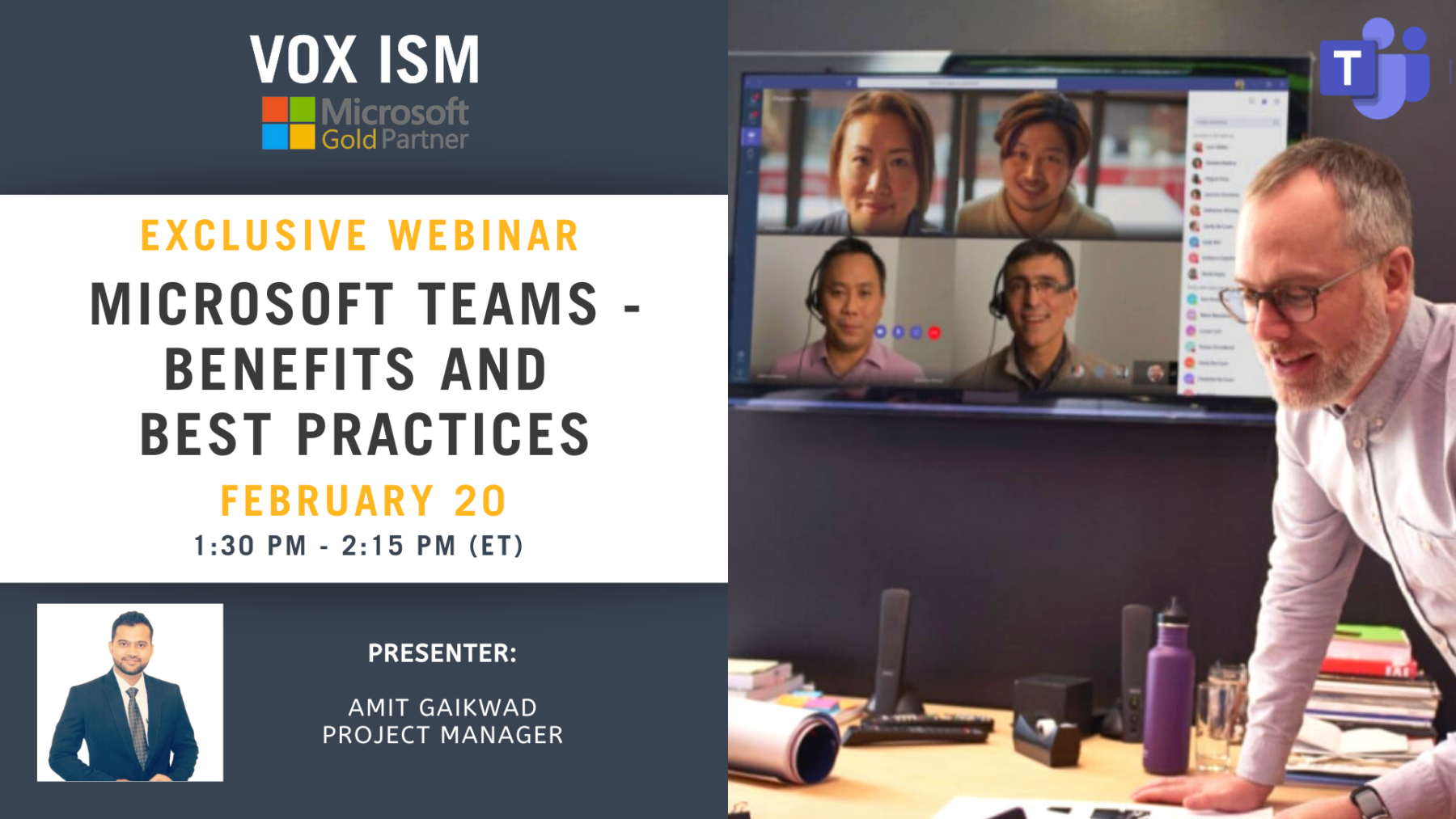 Microsoft Teams - Benefits and Best Practices - February 20 - Webinar