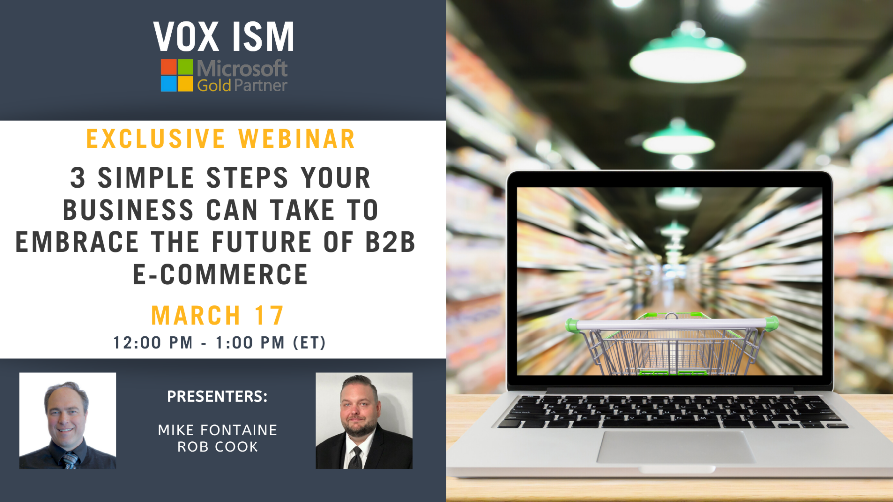 3 Simple Steps Your Business Can Take to Embrace the Future of B2B E-Commerce - March 17 - Webinar