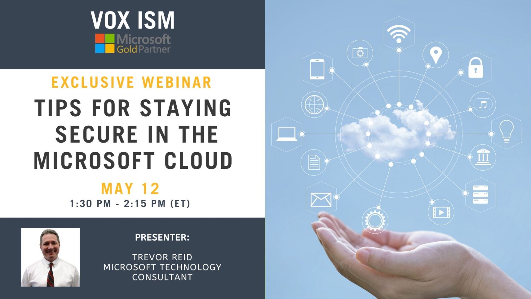 Tips for Staying Secure in the Microsoft Cloud - May 12 - Webinar VOX ISM