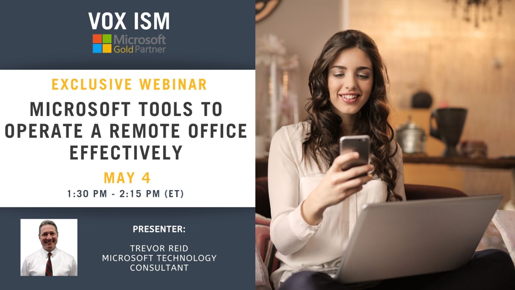 Microsoft Tools to Operate a Remote Office Effectively - May 4 - Webinar_VOX ISM