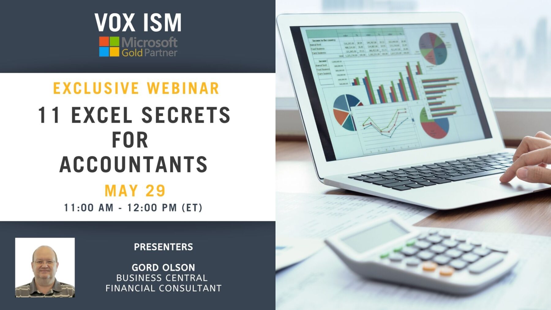 11 Excel Secrets for Accountants - May 29 - Webinar VOX ISM