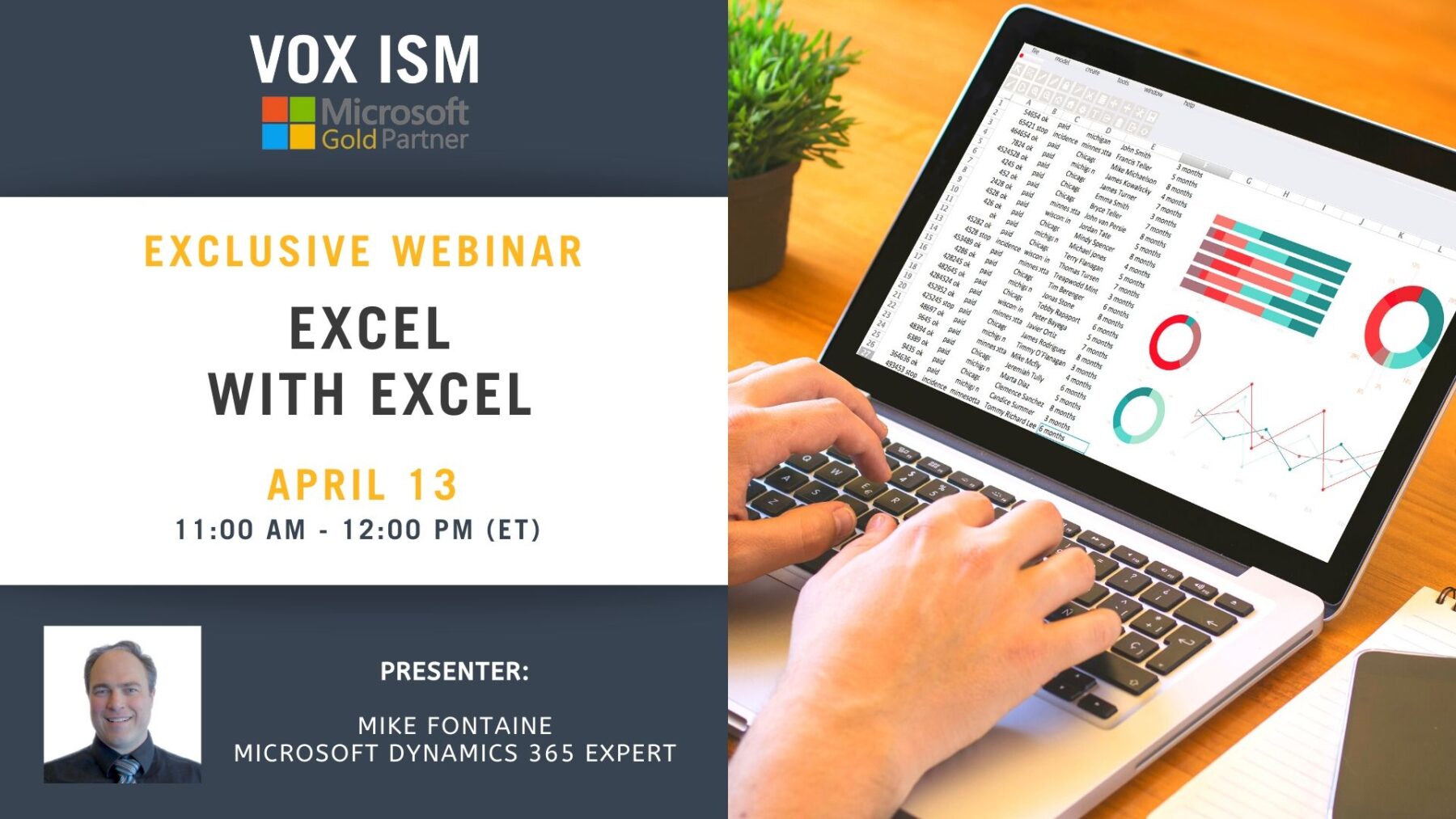 Excel with Excel - April 13 - Webinar_VOX ISM