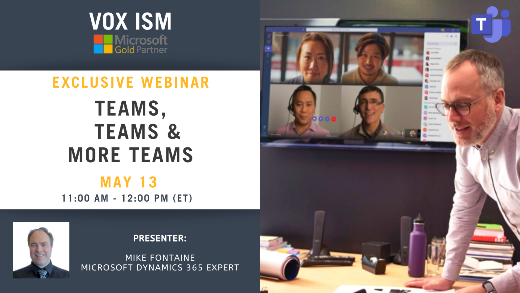 Teams, Teams, and more Teams - May 13 - Webinar VOX ISM