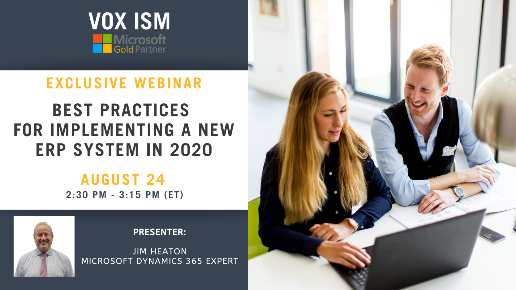 Best practices for implementing a new ERP system in 2020 - August 24 - Webinar