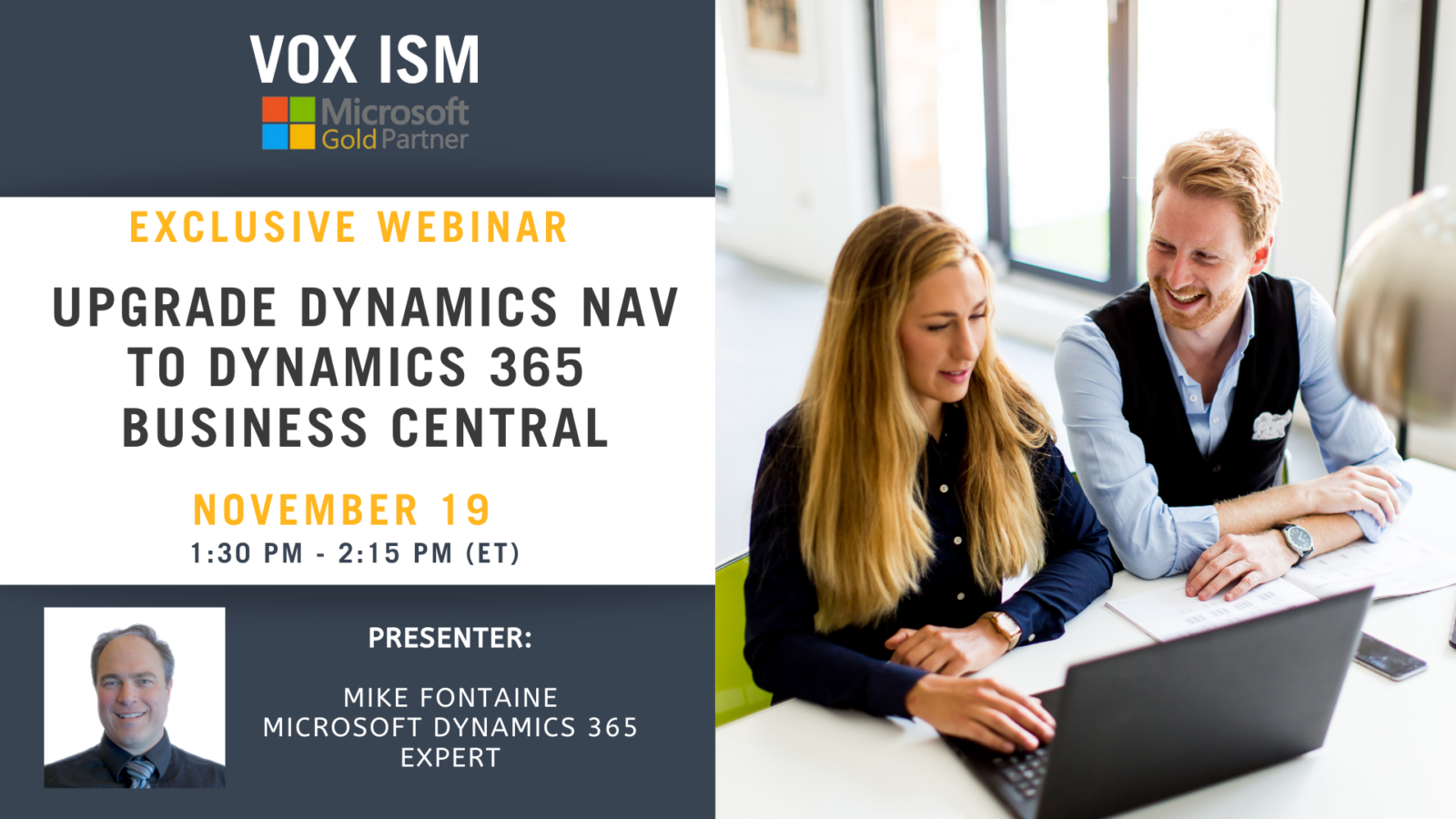 Upgrade Dynamics NAV to Dynamics 365 Business Central - November 19 - Webinar