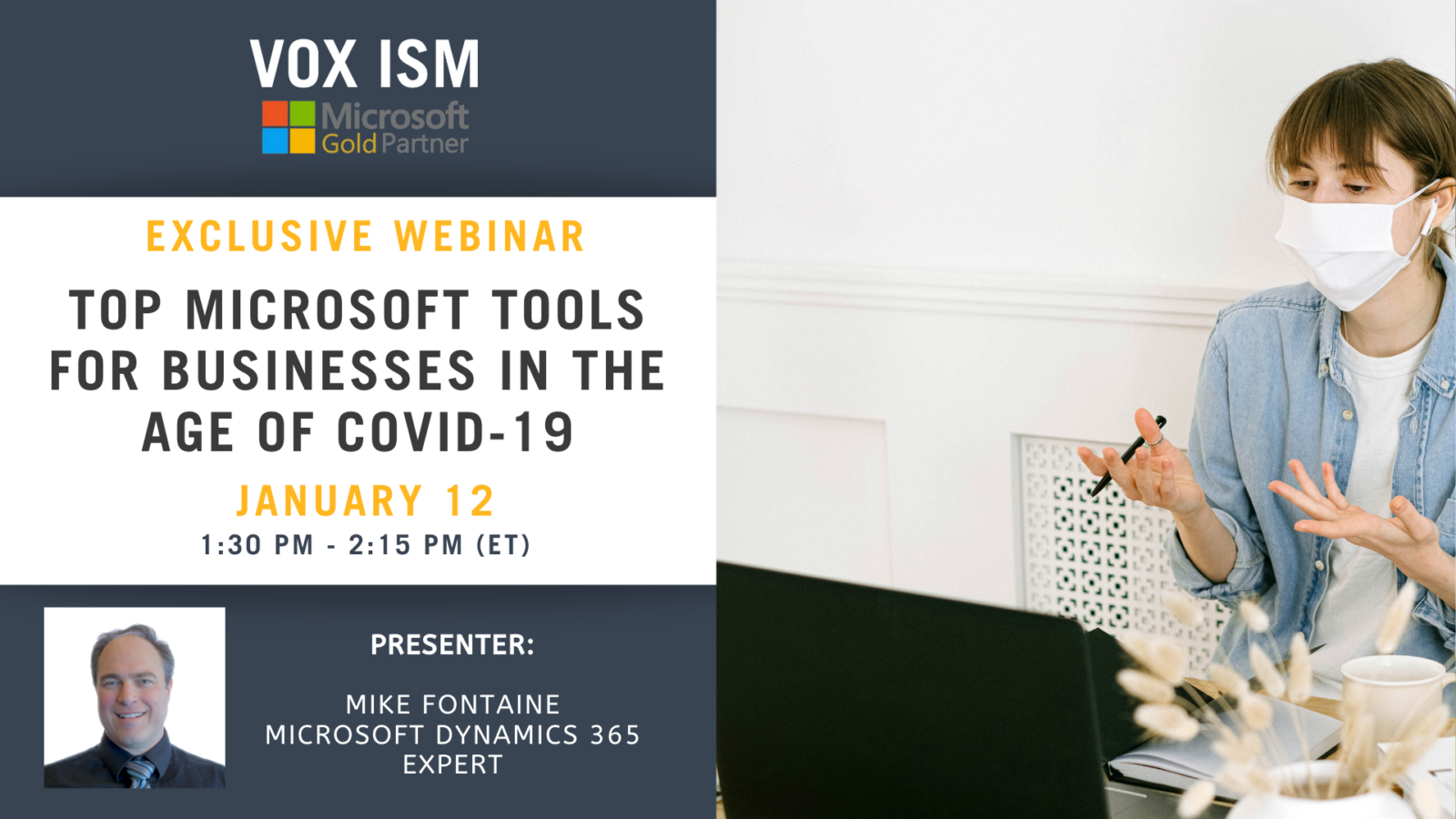 Top Microsoft Tools for Businesses in the age of COVID-19 - January 12 - Webinar