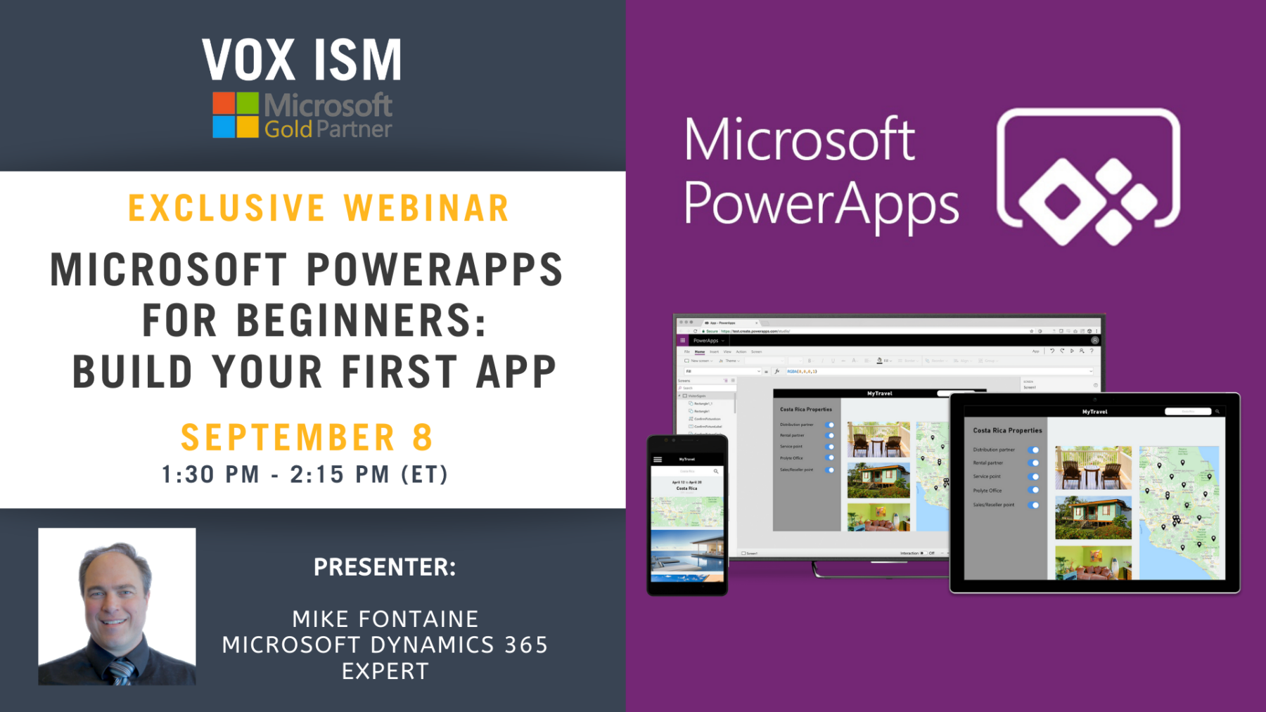 Microsoft PowerApps for Beginners - Build your first App - September 8 - Webinar