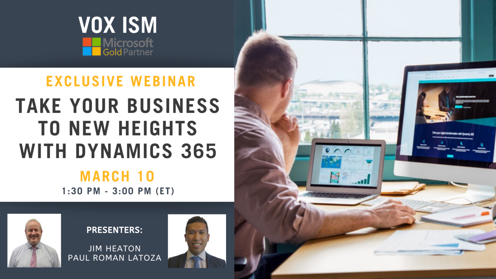 Take your business to new heights with Dynamics 365 - March 10 - Webinar