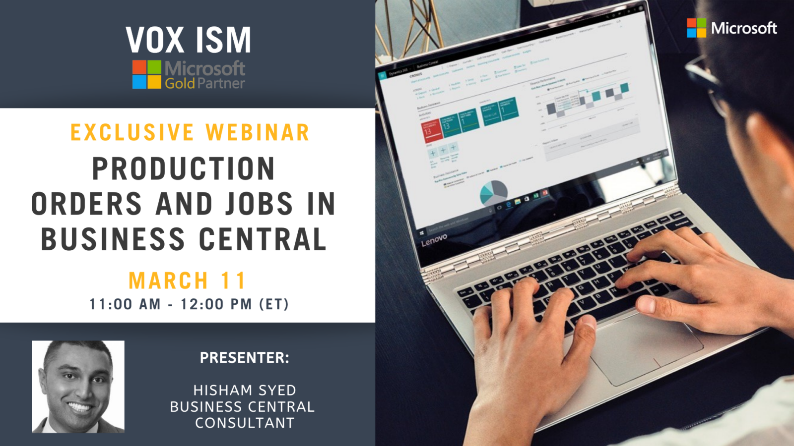 Production Orders and Jobs in Business Central - March 11 - Webinar