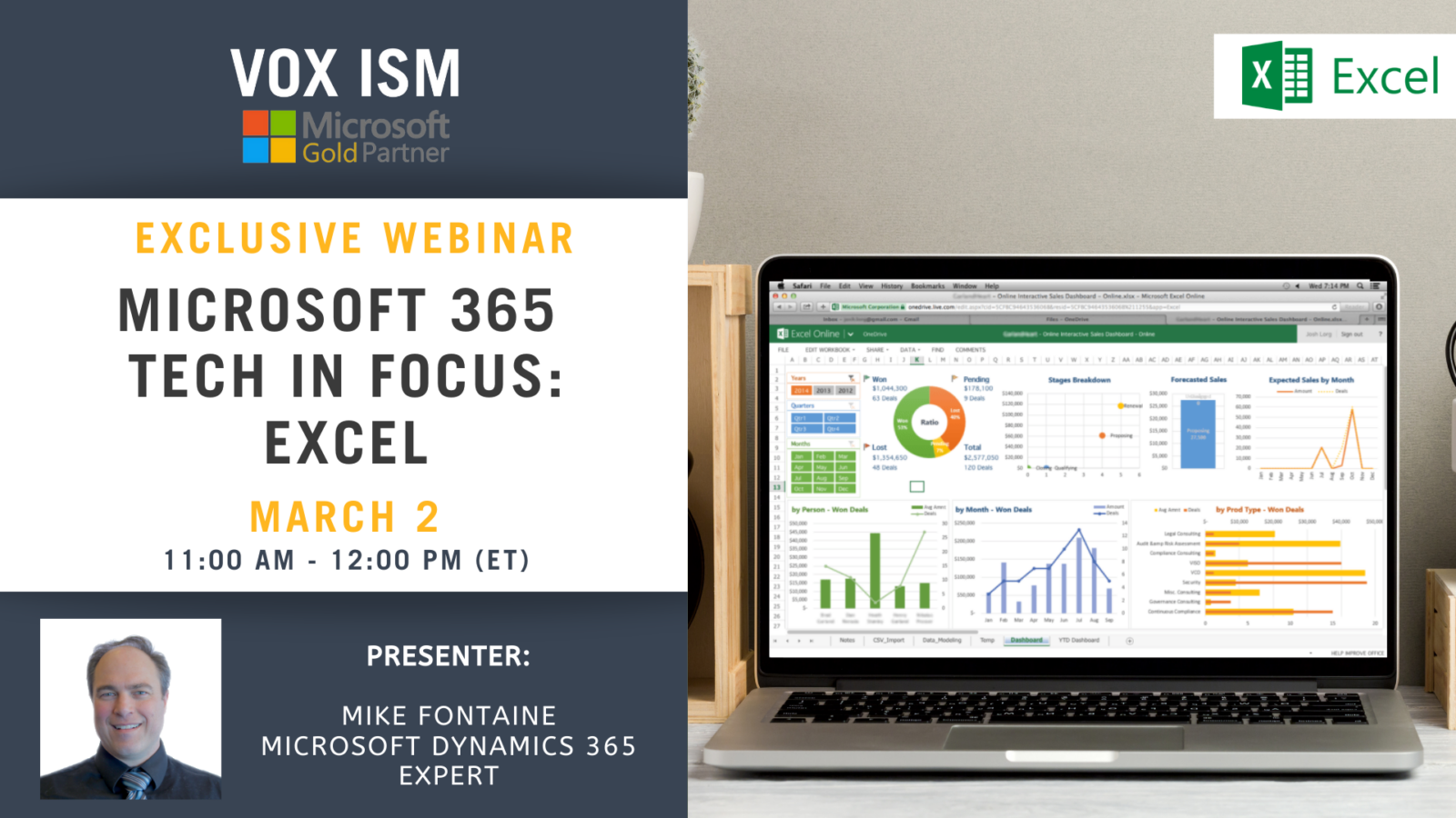 Microsoft 365 Tech in Focus - Excel - March 2 - Webinar