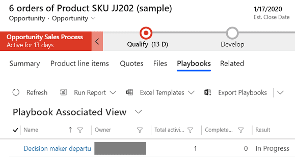 Dynamics 365 CRM Playbooks_4