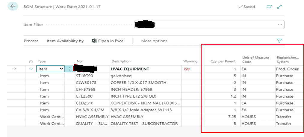 Material Requirements Planning in Business Central 2