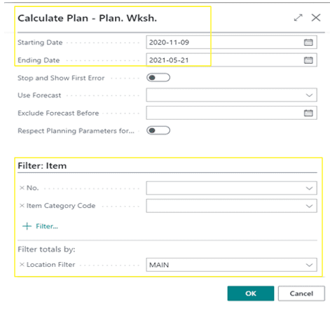 Material Requirements Planning in Business Central 3