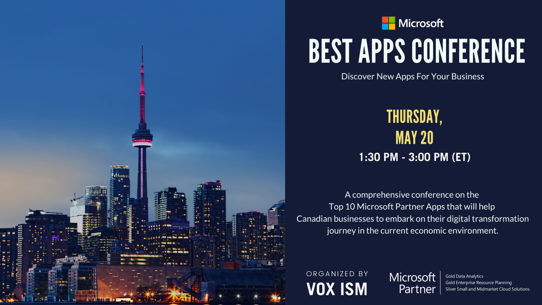 Microsoft Best Apps Conference - VOX ISM