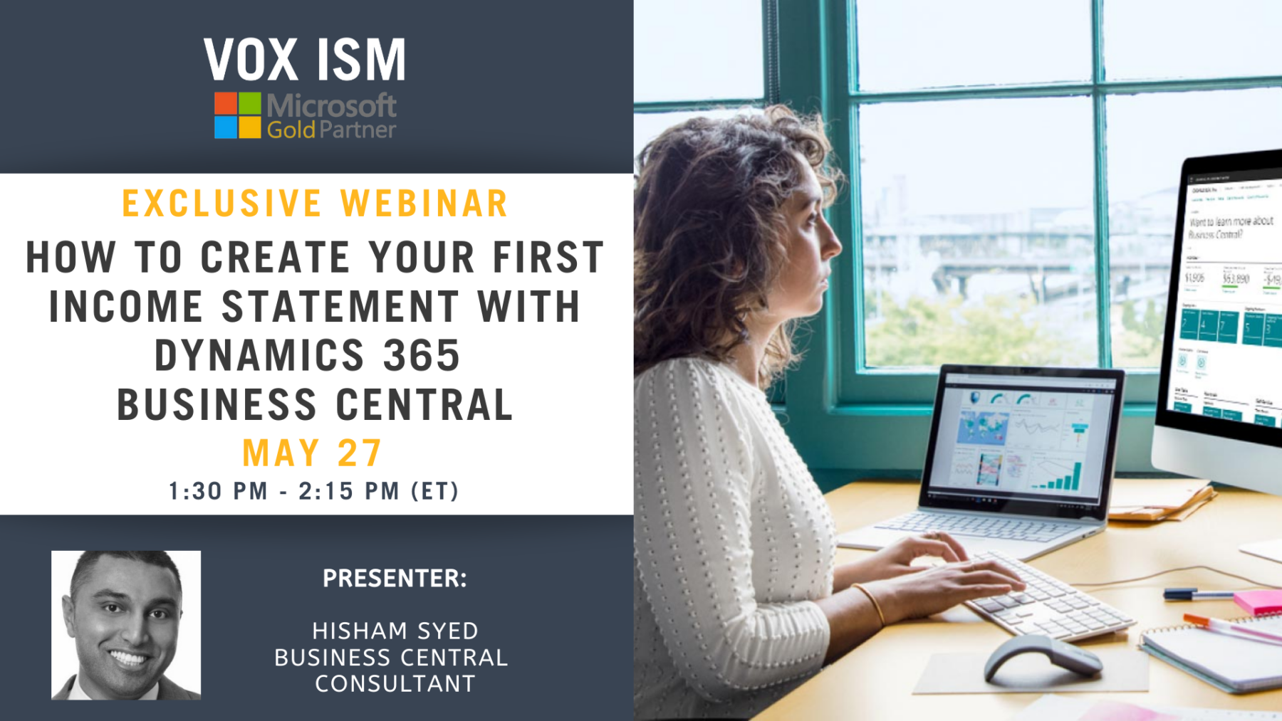How to create your first income statement with Dynamics 365 Business Central - May 27 - Webinar