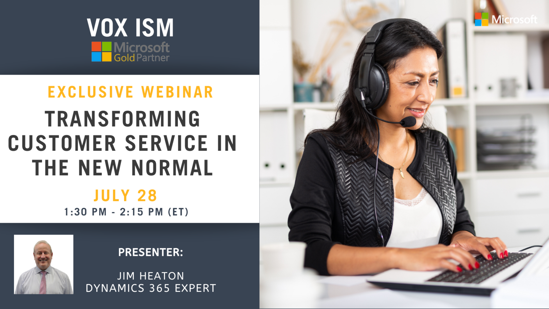 Transforming Customer Service in the New Normal - July 28 - Webinar