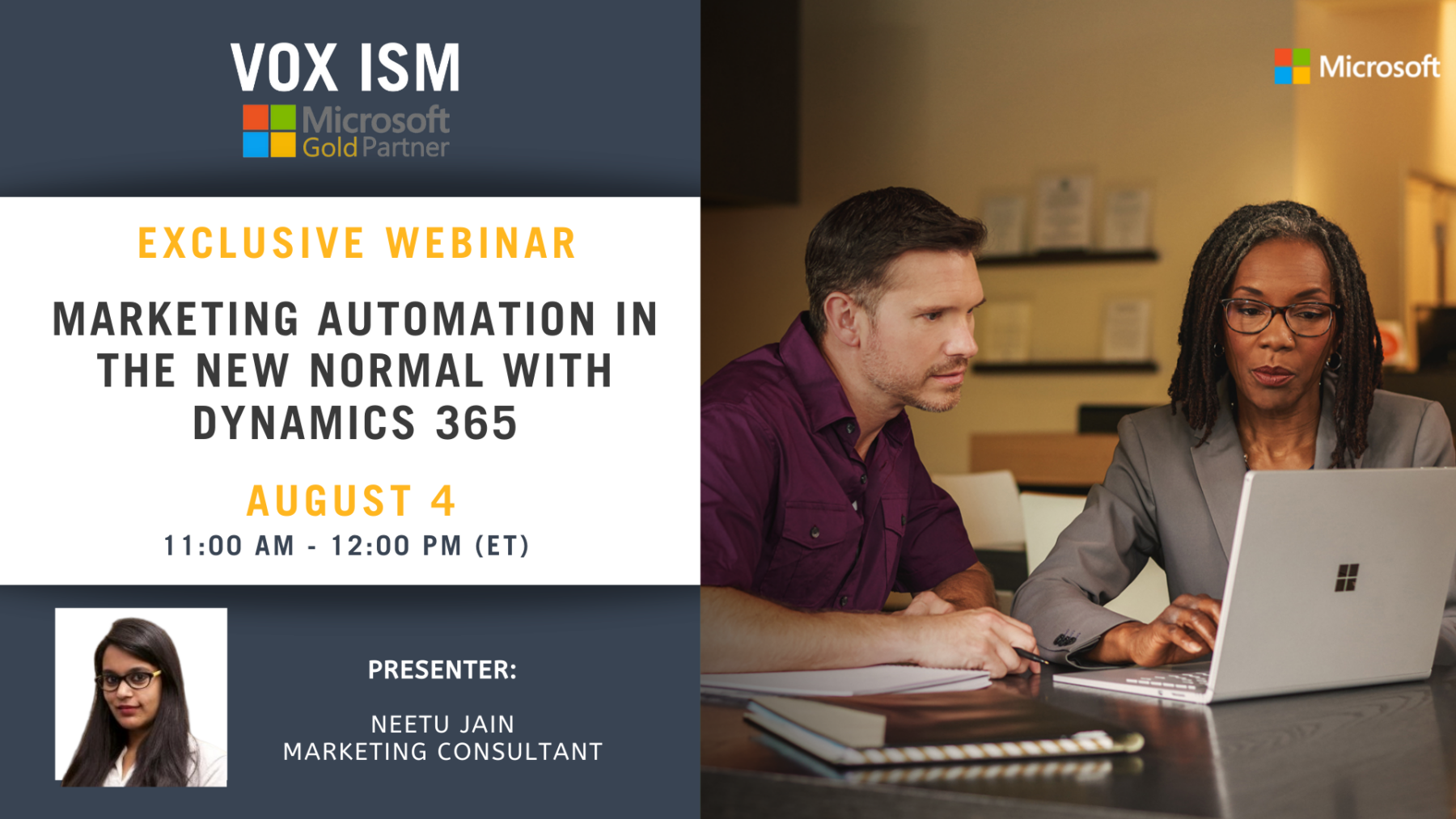 Marketing Automation in the “New Normal” with Dynamics 365 - August 4 - Webinar